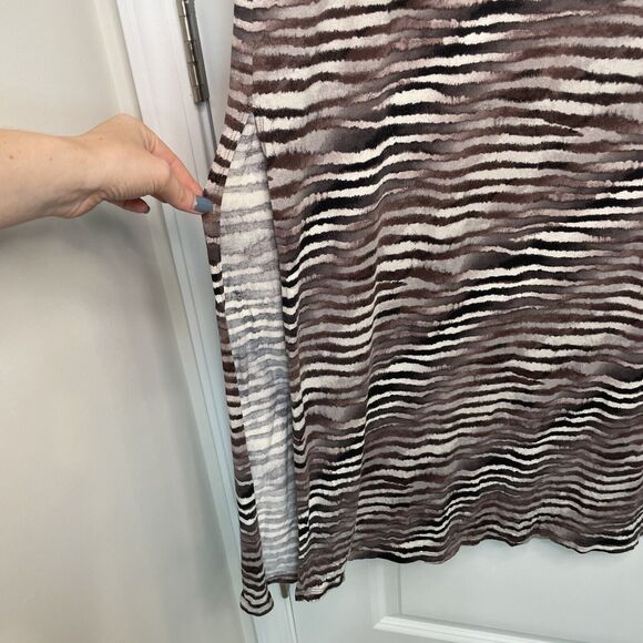 Tommy Bahama Brown and White Maxi Skirt - Picture 5 of 8